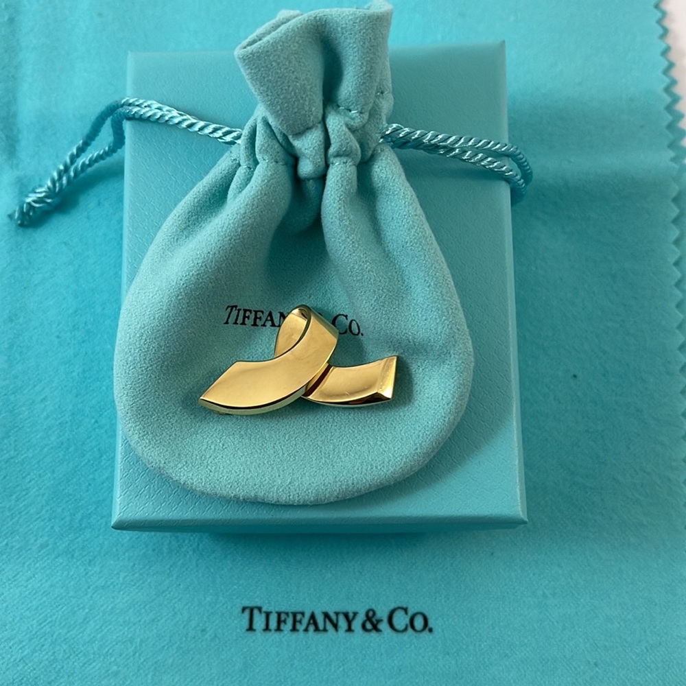 Tiffany & Co. Ribbon pin brooch - Picture 2 of 16